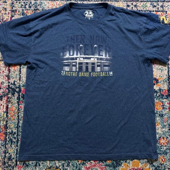 The Shirt 25 Years Men's University of Notre Dame Football TShirt Sz XL Lot of 2 - Picture 7 of 10